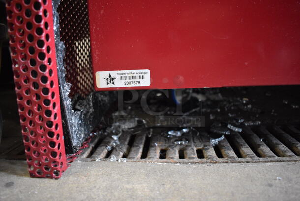 Red Metal Commercial Grab N Go Open Merchandiser on Commercial Casters. 208-240 Volts. 40x35x79 - Image 8 of 8