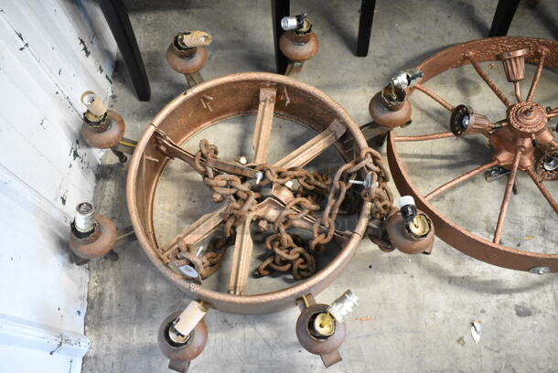 3 Various Metal Light Fixture. 3 Times Your Bid!  - Image 3 of 4
