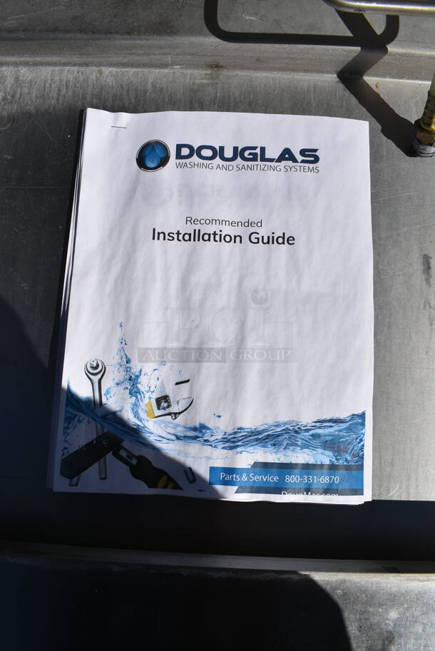 Douglas SD-20-ELEL Stainless Steel Commercial Floor Style Pot / Pan Washer. 480 Volts, 3 Phase. 50x36x70 - Image 6 of 10