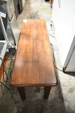 Wooden Bench. 