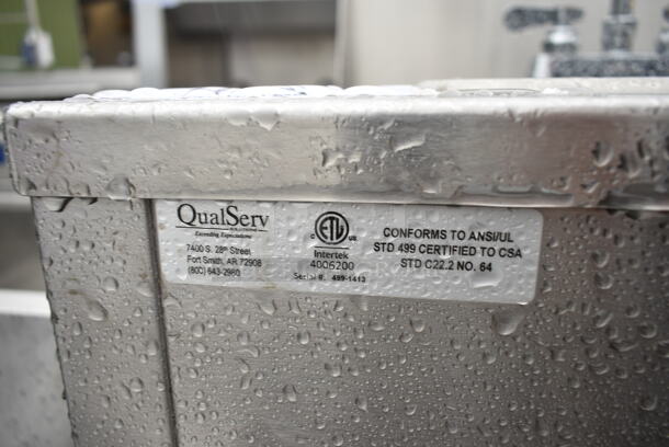 QualServ WMSC24MS Stainless Steel Commercial Single Bay Portable Sink w/ Faucet and Handles on Commercial Casters. 120 Volts, 1 Phase. - Image 10 of 10