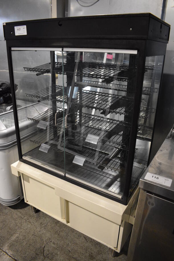 Metal Floor Style Dry Bakery Display Case Merchandiser w/ 2 Doors. 44x21x61 - Image 2 of 5