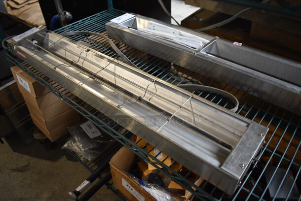 Stainless Steel Commercial Warming Strip. 38x6x2.5 - Image 1 of 5