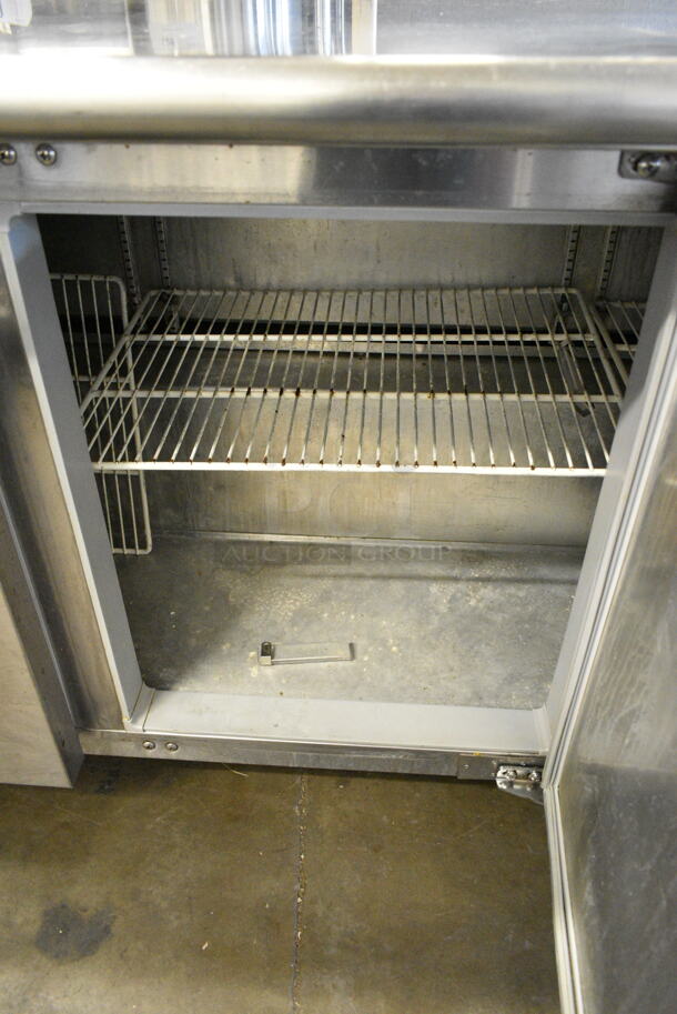 Continental SW72-18 Stainless Steel Commercial 3 Door Undercounter Cooler on Commercial Casters. 115 Volts, 1 Phase. Tested and Powers On But Does Not Get Cold - Image 4 of 7