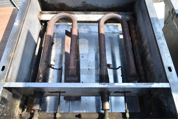 Atosa Stainless Steel Commercial Countertop Gas Powered Flat Top Frame. Missing Flat Top.  - Image 4 of 7