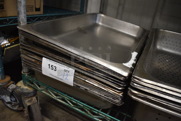 12 Stainless Steel Full Size Drop In Bins. 1/1x2. 12 Times Your Bid! - Image 3 of 3