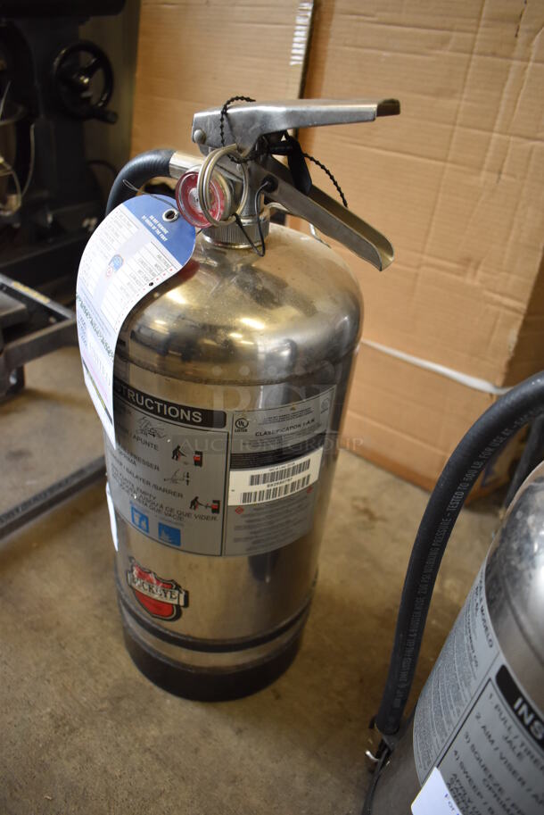 Buckeye Wet Chemical Fire Extinguisher. 9x8x20 Buyer Must Pick Up - We Will Not Ship This Item. - Image 2 of 3