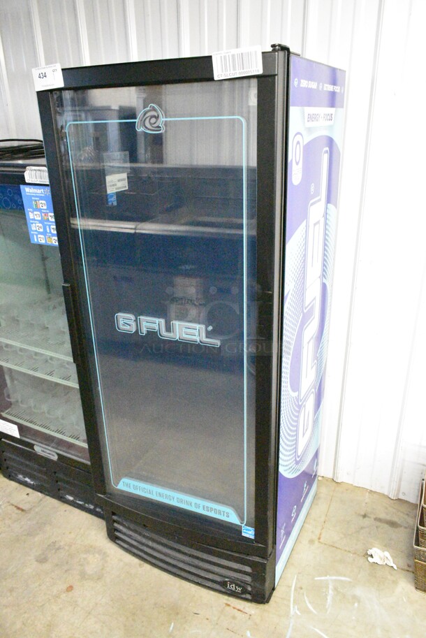 IDW GCG-12-F2334B Metal Commercial Single Door Reach In Cooler Merchandiser. 115 Volts, 1 Phase. Tested and Working! - Image 2 of 6