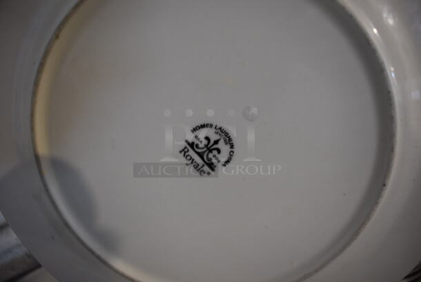 36 White Ceramic Plates. 10x10x1. 36 Times Your Bid!  - Image 3 of 3