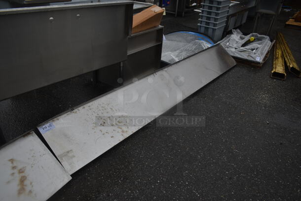 Stainless Steel Wall Mount Shelf. - Image 2 of 3