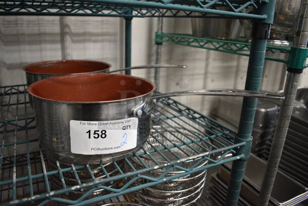 2 Metal Sauce Pans. 16x8.5x4. 2 Times Your Bid!