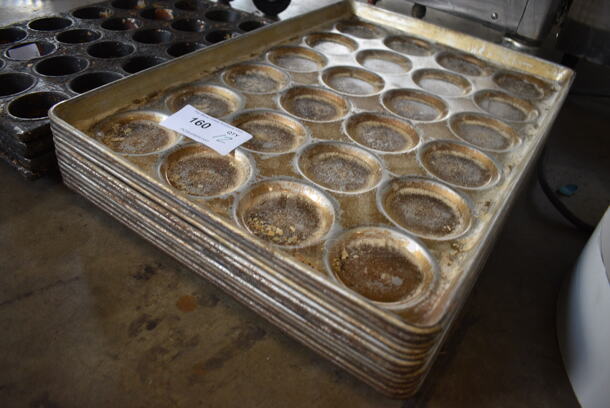 12 Metal 24 Bun Baking Pans. 18x26x1. 12 Times Your Bid! - Image 2 of 3