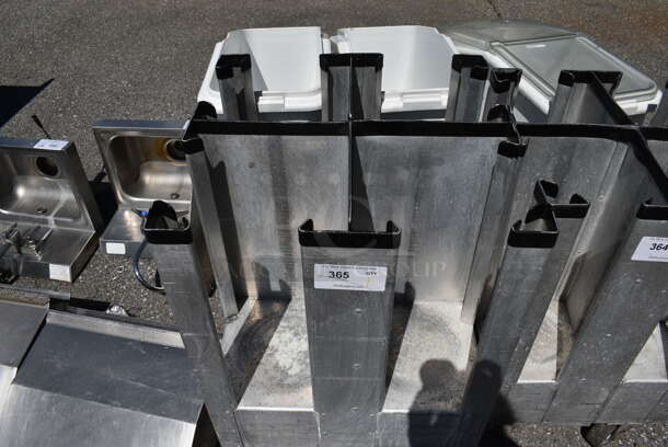 Metal Commercial Dish Rack on Commercial Casters. 22x22x32 - Image 3 of 3
