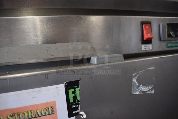Beverage Air HR2-1S Stainless Steel Commercial 2 Door Reach In Cooler on Commercial Casters. 115 Volts, 1 Phase. 52x33x85. Tested and Working! - Image 8 of 8