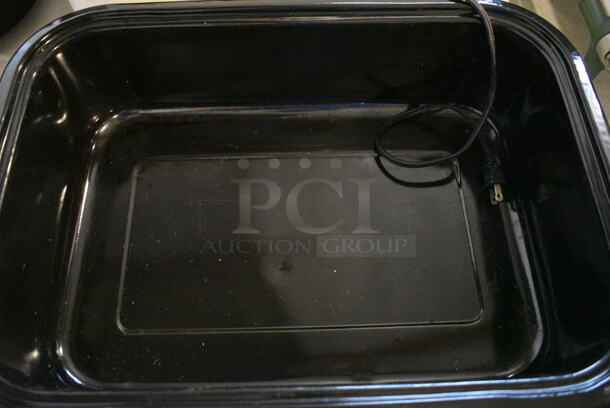 2 Proctor Silex White Metal Countertop Slow Cookers. 23x15x12. 2 Times Your Bid! - Image 3 of 4