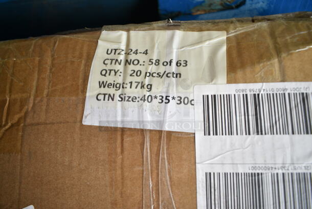 BRAND NEW! Box of Inflatable Utz Palm Trees - Image 2 of 5