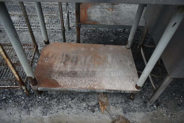 Stainless Steel Table w/ Over Shelf and Under Shelf. - Image 4 of 5