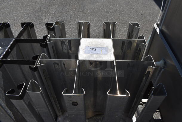 Metal Commercial Dish Cart on Commercial Casters. 19x19x32 - Image 2 of 3