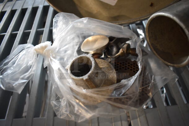 Metal Commercial Grinder w/ Tray and Pusher. Includes 10x10x8 - Image 4 of 4