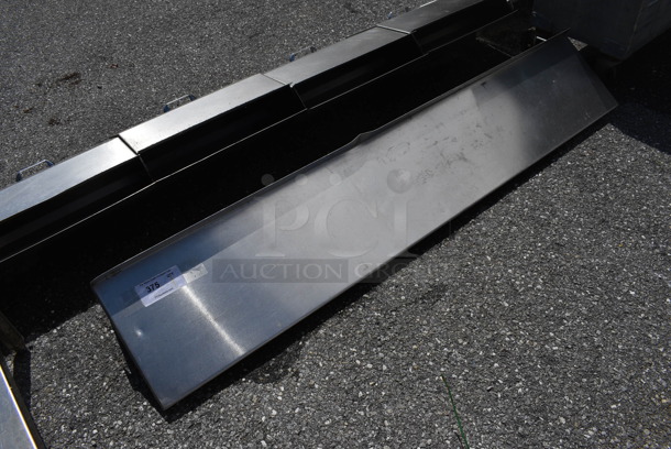 Stainless Steel Wall Mount Shelf w/ Brackets. 66x12x10 - Image 3 of 3