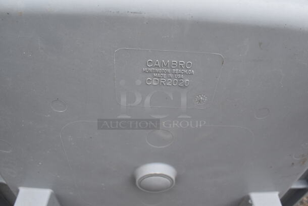 Gray Poly Dish Caddies on Commercial Casters. 21.5x21.5x7 - Image 3 of 4