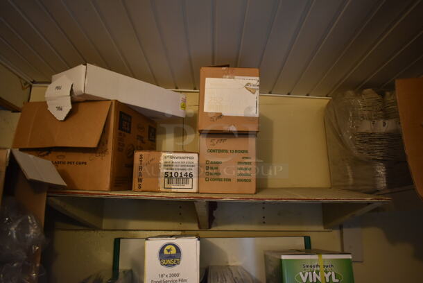 ALL ONE MONEY! ROOM LOT of Various Items Including Paper Products. BUYER MUST REMOVE. (vestibule) - Image 8 of 11
