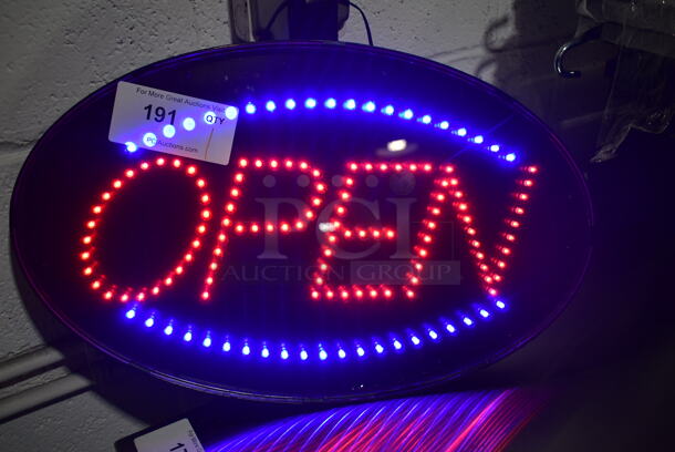 Light Up Open Sign. Tested and Working!