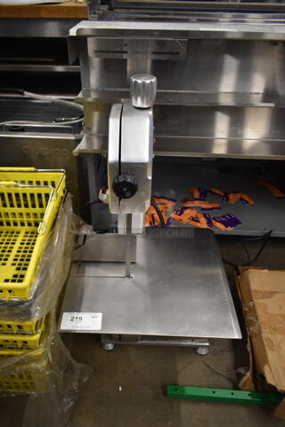 Smart Chef HLS-1650A Metal Commercial Countertop Bone Saw. 120 Volts, 1 Phase. Tested and Does Not Power On