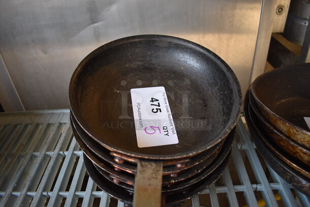 5 Metal Skillets. Includes 14.5x8.5x2. 5 Times Your Bid! - Image 3 of 3