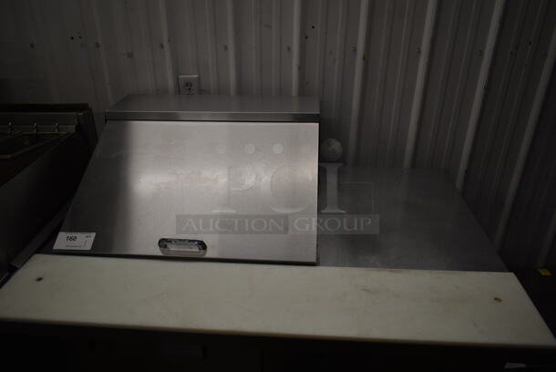 2014 True TSSU-48-12M-B Stainless Steel Commercial Sandwich Salad Prep Table Bain Marie Mega Top on Commercial Casters. 115 Volts, 1 Phase. Tested and Working! - Image 2 of 6