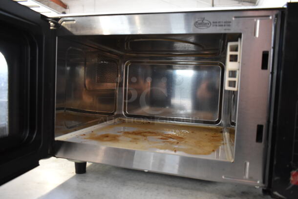 2021 Amana RMS10TSA Stainless Steel Commercial Countertop Microwave Oven. 120 Volts, 1 Phase. - Image 6 of 8