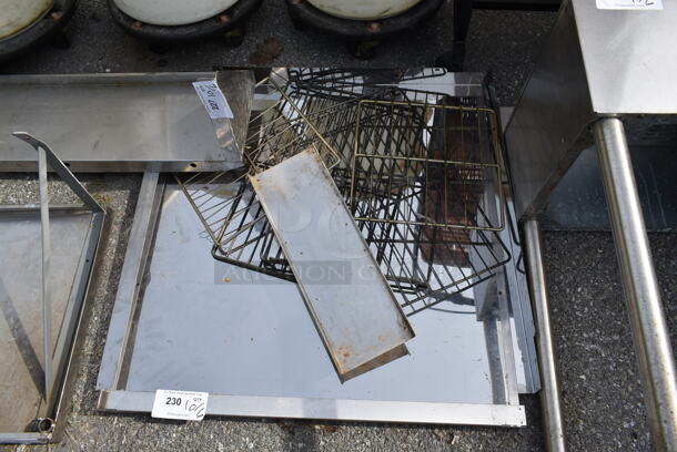 ALL ONE MONEY! Lot of Various Metal Pieces Including Fryer Inserts - Image 2 of 2