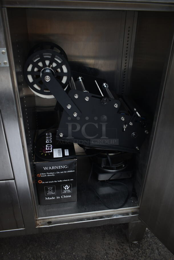 Stainless Steel Commercial Counter w/ 3 Cabinets and 3 Drawers. - Image 9 of 11