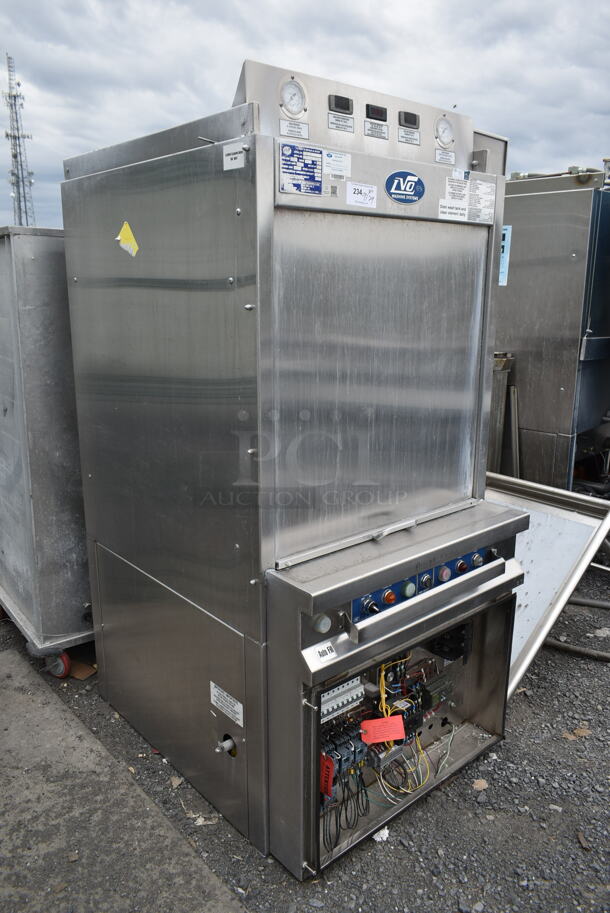 LVO FL14E Stainless Steel Commercial Floor Style Pot / Pan Washer. 460 Volts, 3 Phase. - Image 2 of 11