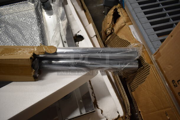 BRAND NEW IN BOX! Stainless Steel Table w/ Under Shelf. - Image 4 of 7