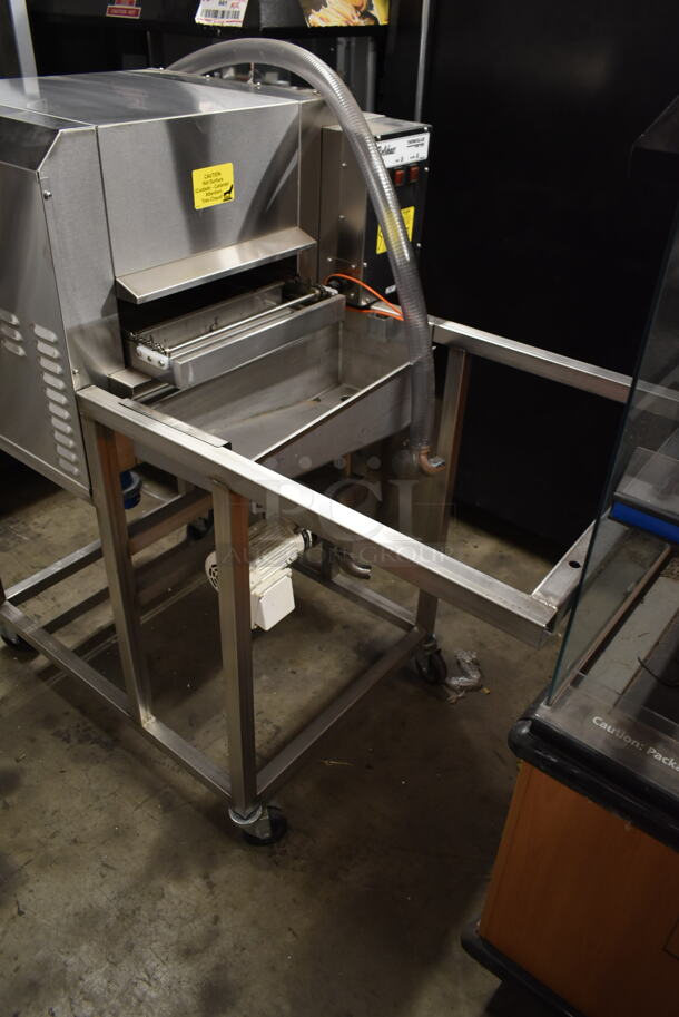 Belshaw Adamatic TG50 Stainless Steel Commercial Floor Style Thermoglaze Icing Machine on Commercial Casters. 208 Volts, 1 Phase. - Image 2 of 11