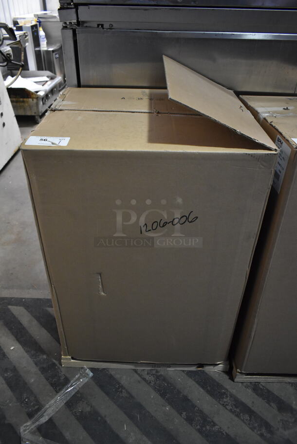 BRAND NEW IN BOX! 2021 SPM I-PRO 3 E Stainless Steel Commercial Countertop 3 Hopper Slushie Machine. 115 Volts, 1 Phase. Stock Picture Used. - Image 6 of 7