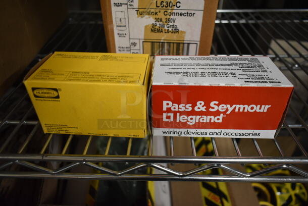 BRAND NEW IN BOX! Lot of Various BRAND NEW Items Including Pass & Seymour Plug Heads.  - Image 2 of 8