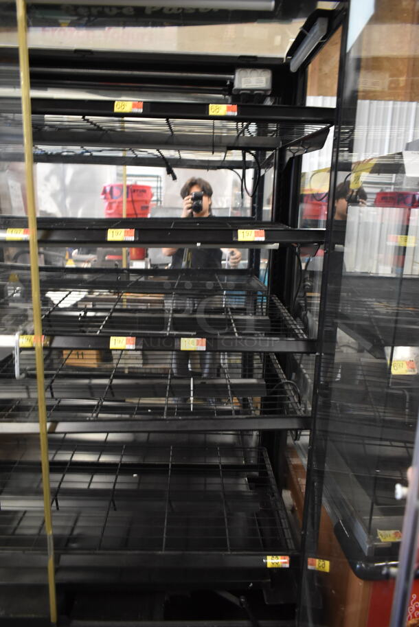 Metal Commercial Floor Style Bakery Display Case Merchandiser on Commercial Casters. - Image 5 of 6