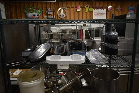 ALL ONE MONEY! Tier Lot of Various Items Including Drip Tray