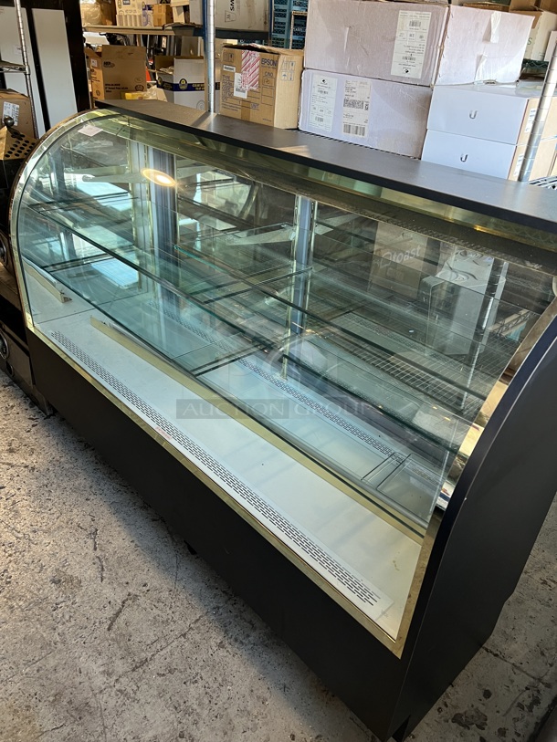 Metal Commercial Floor Style Chocolate Display Case Merchandiser. 72x24x49. Tested and Working! - Image 2 of 5