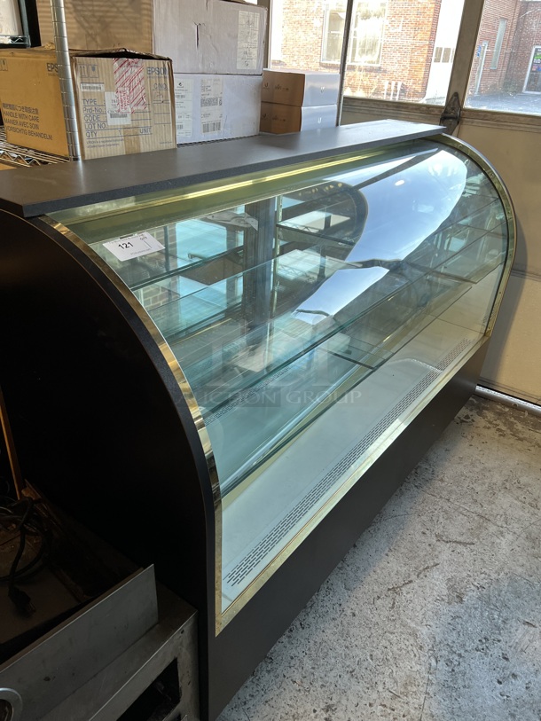 Metal Commercial Floor Style Chocolate Display Case Merchandiser. 72x24x49. Tested and Working! - Image 4 of 5