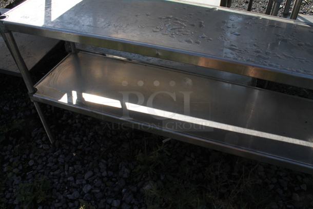 Stainless Steel Commercial Table w/ Under Shelf. - Image 2 of 2