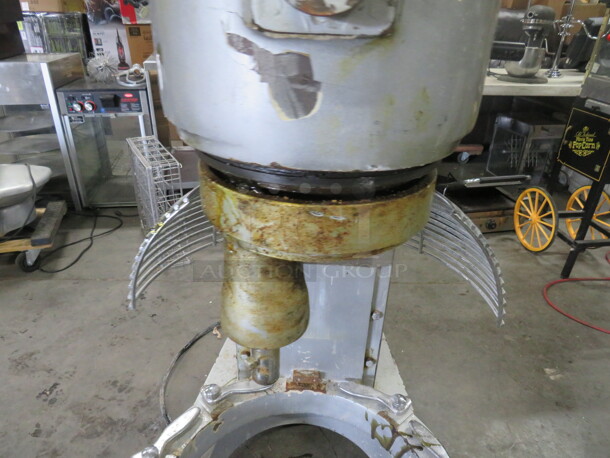 One Eurodib 60 Quart Planetary Mixer, With Bowl, Guard, And Paddle.  Model# M60A. 220 Volt. 3 Phase.  - Image 2 of 5