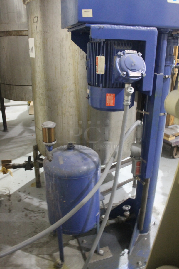 Hockmeyer Metal Commercial Shaft Post Mixer. 230/460 Volts, 3 Phase. BUYER MUST REMOVE.  - Image 3 of 6