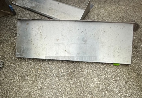 One 36X12 Stainless Steel Wall Mount Shelf.