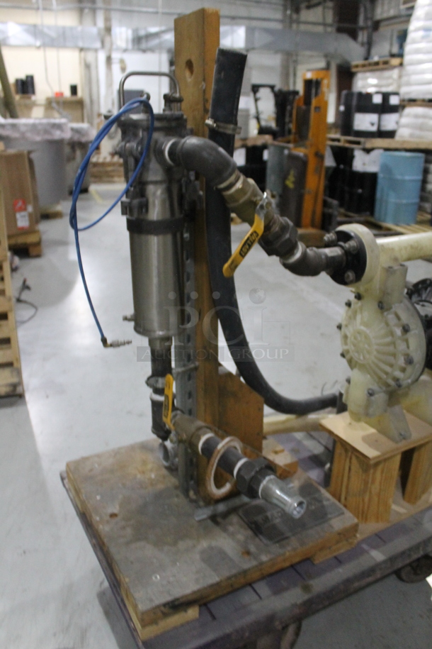 DB2988 Metal Commercial Compressor on Cart. - Image 4 of 6