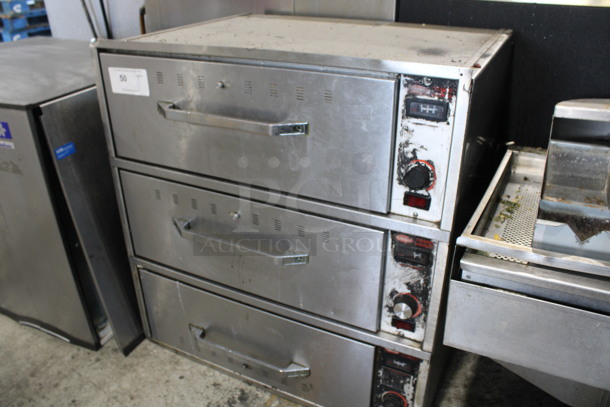 Hatco Stainless Steel Commercial 3 Drawer Food Warmer. 29.5x23.5x31. Cannot Test - Unit Was Previously Hardwired - Image 3 of 6