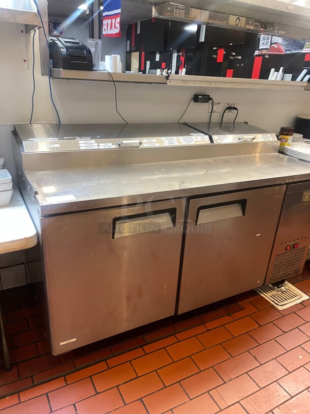 Working! Supera PPT2R-1 - 67 inch Commercial  Pizza Prep Table 115 Volt NSF Tested and Working! - Image 1 of 8