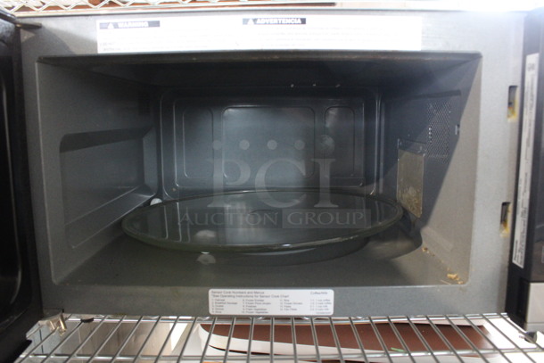 Panasonic Chrome Finish Countertop Microwave Oven w/ Plate. 22x18x12 - Image 5 of 5